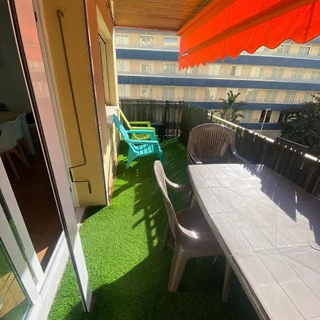 Piso Shic De Playa Fenals Con Terraza Y Piscina * Lloret de Mar