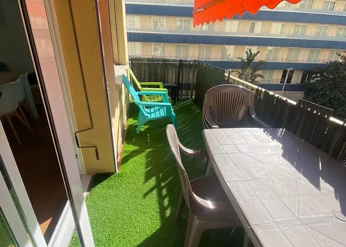 Piso Shic De Playa Fenals Con Terraza Y Piscina * Lloret de Mar